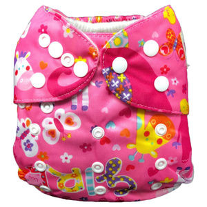 IXYVIA 1Cloth Pocket Diapers Adjustable Snaps #3